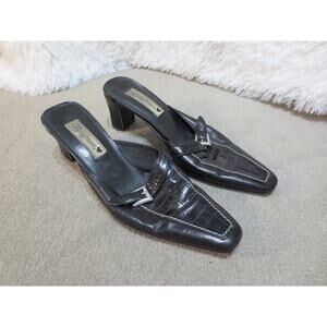 Brighton Womens Shoes 8.5M Black Closed Toe Heel